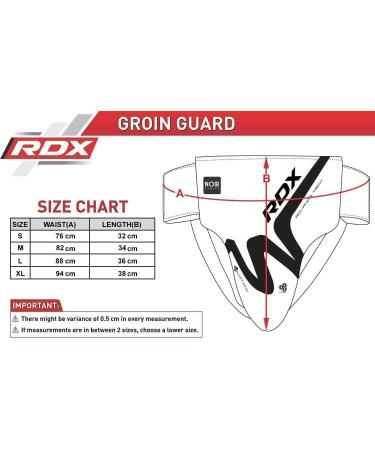 RDX Groin Protector for Boxing, Muay Thai, Kickboxing | Maya Hide Leather Abdo Gear for MMA Training | Men's Jockstrap Abdominal Protector for Sparring | Matte Black - Medium - Buy Online on GoSupps.com