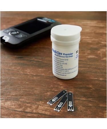 ReliOn Premier Blood Glucose Test Strips 50 Count Bundle + GABRENZ Fridge Magnet - Buy Online on GoSupps.com
