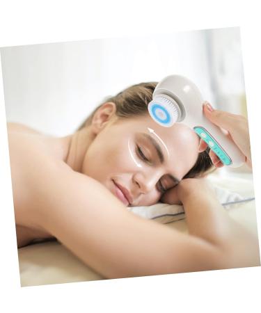Housoutil 1 Set Facial Cleansing Brush Face Exfoliator Brush Home Facial Cleaner Face Washing Brush Makeup Remover Brush Electric Cleaner Usb Household Cleasing Milk Abs - Buy Online on GoSupps.com