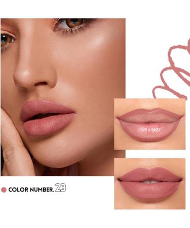 Lot de 12 crayons l vres mats waterproof et longue tenue anti-bavures (Set B) - Buy Online on GoSupps.com