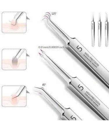 Usiveinborn Blackhead Remover Usiveinborn Tweezers Usiveinborn Professional Stainless Steel Facial Blackhead Remover Tweezers (Set* B) - Buy Online on GoSupps.com