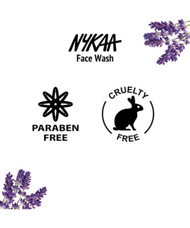 Nykaa Naturals Face Wash - Lavender and Chamomile For Women 3.38 oz Cleanser - Buy Online on GoSupps.com