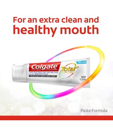 Colgate Total Deep Clean Toothpaste 5.1 oz - Pack of 2 - Buy Online on GoSupps.com