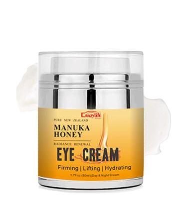 Buy Manuka Honey Eye Cream - Reduce Dark Circles & Puffiness | Anti-Aging Retinol & Aloe Vera Formula for Fine Lines - Buy Online on GoSupps.com