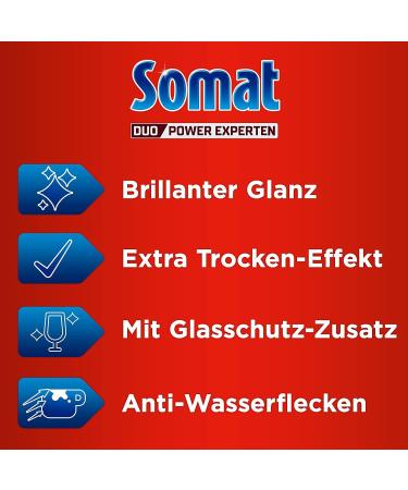 Somat Rinse Aid 5-Pack - Extra-Dry Effect for Unbeatable Shine on Glasses & Dishes (5x750ml) - International Shipping Available - Buy Online on GoSupps.com