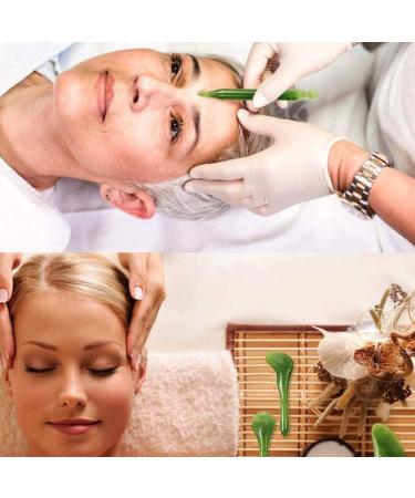 Buy Tumnea Gua Sha Set - 7Pcs Jade Massage Tool for Face Neck & Body | International Shipping Available - Buy Online on GoSupps.com
