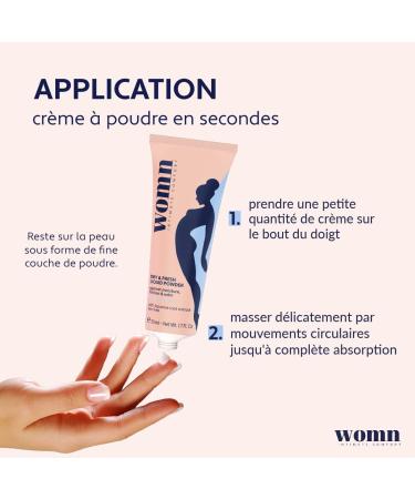 womn Dry & Fresh Liquid Powder Poudre corporelle liquide sans talc pour la zone intime l aine et sous la poitrine Absorbe la transpiration et aide r duire les frottements et odeurs (2 X 50 ml) - Buy Online on GoSupps.com