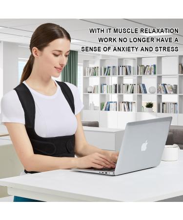 Back Brace Posture Corrector for Men & Women - Adjustable Scoliosis Support Hunchback Straightener Upper & Lower Back Trainer (Large Waist 35-39 inch - Buy Online on GoSupps.com