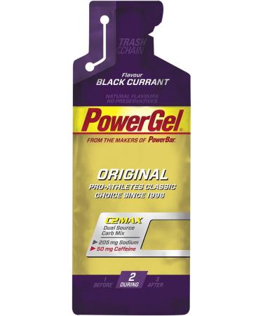Powerbar PowerGel Original 41g Bag X 24 Gels - Blackcurrant + Caffeine | Boost Energy for Endurance Sports - Buy Online on GoSupps.com