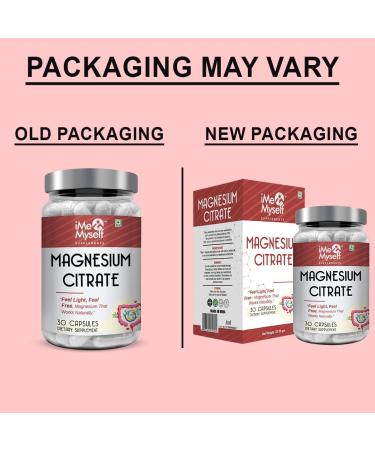 Magnesium Citrate Capsules - 30 Count | for Daily Wellness - Buy Online on GoSupps.com