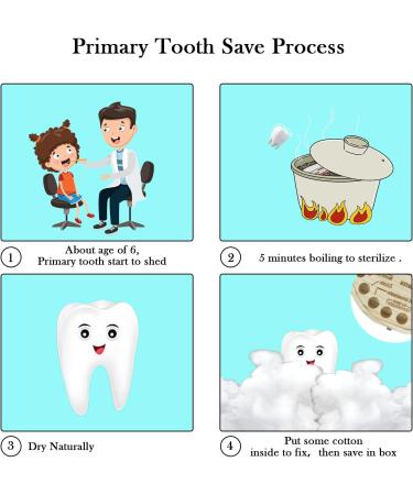 Eco-Friendly Wooden Tooth Box for Baby Teeth | Perfect Milk Tooth Souvenir & Storage Gift for Boys & Girls - Buy Online on GoSupps.com