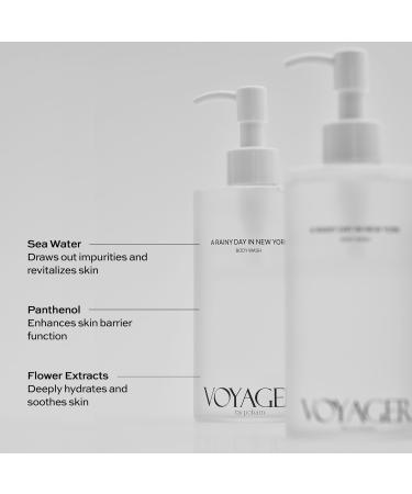 VOYAGER A Rainy Day in New York Body Wash - Citrus Basil & Woody Vetiver 10.14 Fl. Oz. - Fresh Forest Scent for an Invigorating Shower Experience - Buy Online on GoSupps.com