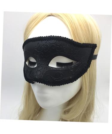 DOITOOL Eye Mask Black Halloween Costumes Unique Masquerade Mask Makeup Male and Female Mask Dreses Party Mask Wedding Masquerade Ball Eye Costume Party Men and Women Prom Halloween Masks - Buy Online on GoSupps.com