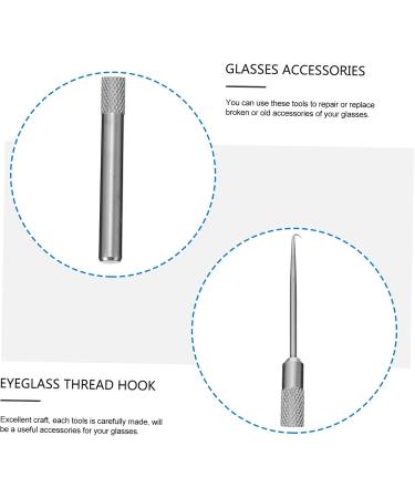Lalafina 3-Piece Glasses Repair Tool Set | Alloyed Silver Screwdriver Accessories | Durable Glasses Repair Equipment - Buy Online on GoSupps.com