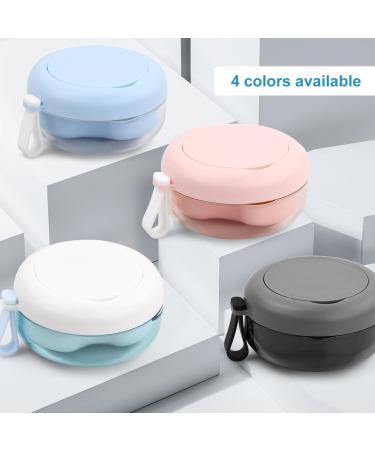 Portable Denture Case with Sink & Mirror - Prostheses Container for False Teeth Storage | White Bathing Box - Buy Online on GoSupps.com