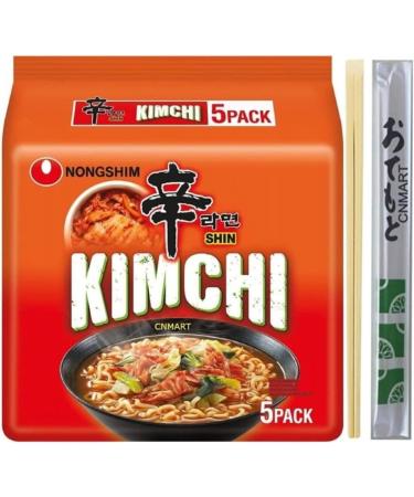 CNMART Korean Ramen Set Shin Ramyun Instant Noodle - Kimchi  - Buy Online on GoSupps.com