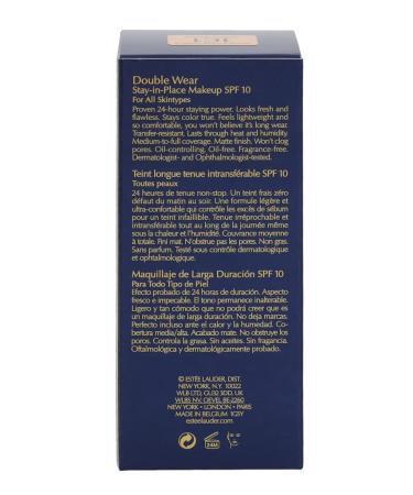 Estée Lauder Double Wear' Stay in Place Liquid Makeup - Cool Bone - Buy Online on GoSupps.com