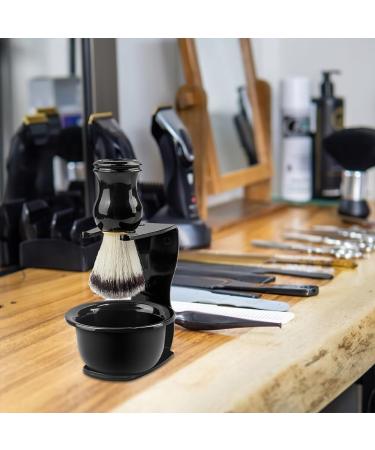 Baluue Safety Razor Holder Stand - 2-Piece Plastic Shaving Brush Organizer for Men | Salon & Home Use - Buy Online on GoSupps.com