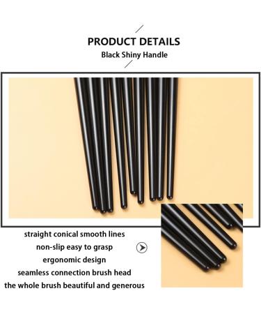 Ksvsonrvi Eyeshadow Brush Soft Synthetic Fiber Angled Shading Nosal Shadow Brush Black Wooden Handle 1 Pcs - Buy Online on GoSupps.com