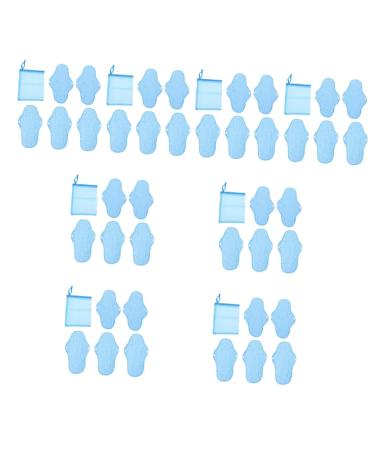 Gleavi 8 sets 6 -ply women's bonds made of Polarfleece women's bandage washable reusable absorbent menstruation flags made of fabric washing women binding reusable menstrual pads