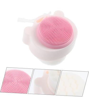 FRCOLOR 3D Deep Cleaning Bath Brush - Soft Fur Face Scrubber & Exfoliating Cleaner - Double-Sided Manual Brush for Deep Pore Cleaning - Buy Online on GoSupps.com