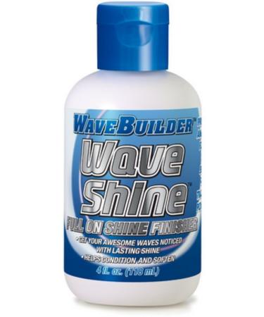 WaveBuilder Wave Shine Full On Shine Finisher 4 oz (Pack of 4)