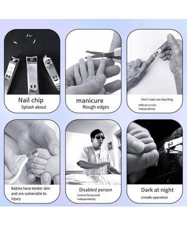 Nail Polisher Electric Nail Clipper Kids Automatic Nail Clipper Multifunctional Nail Grinder - Buy Online on GoSupps.com
