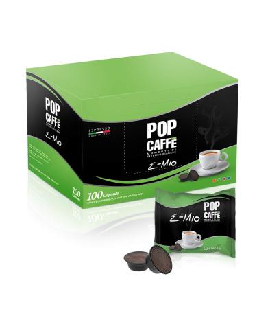 Pop Caff E-Mio 2 Lot of 100 cr meux coffee capsules compatible with Lavazza A Modo Mio