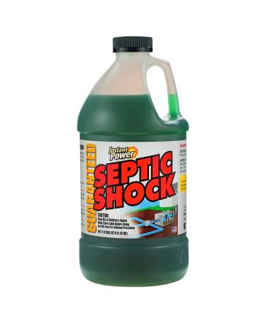 Instant Power Septic Shock Septic Tank Treatment, Drain Cleaner Liquid Clog Remover for Septic System, 67.6 FL OZ (2 Liter) 1