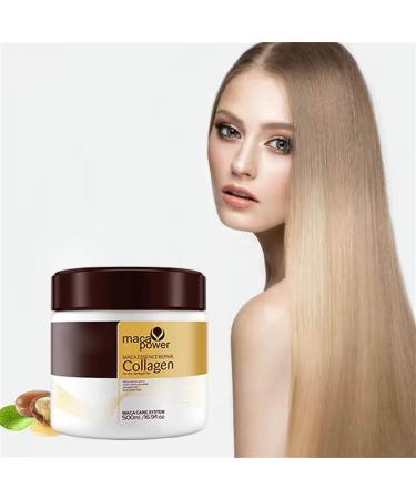 Karseell Collagen Hair Mask 16.9 Oz 500ml Hair Collagen Treatment Natural Argan Oil Hair Mask Deep Repair Conditioning Treatment Collagen Hair Mask Essence for Dry Damaged Hair All Hair Types 2PC - Buy Online on GoSupps.com