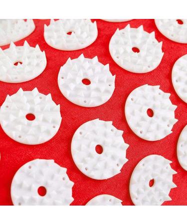 Good Times Acupressmatte - Acupressure Massage Mat for Relaxation & Stress Relief | TCM Solution (66x41x2 cm Red) - Buy Online on GoSupps.com