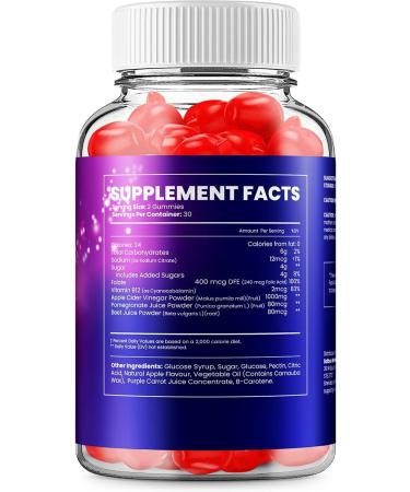 Elite Keto ACV Gummies - 500mg Advanced Formula with Shark Apple Cider Vinegar - 60 Gummies - Buy Online on GoSupps.com