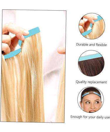 FRCOLOR 6 Sheets Double Sided Adhesive Hair Extension Wig Adhesive Tape Lace Front Wig Tape Hair Wig Tape Double Sided Sticky Tape Adhesive Strips for Hair Extension Pu Replace Bracket 2.5x1.5cm Assorted Color - Buy Online on GoSupps.com
