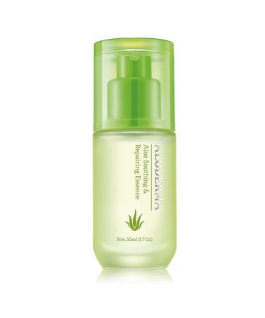 Aloderma Soothing Facial Serum with 85% Organic Aloe Vera - Calming Serum for Sensitive Skin with Natural Botanicals - Lightweight Skin Nourishing Face Serum - Buy Online on GoSupps.com