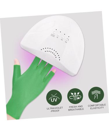MERRYHAPY 1 Pair Nail Gloves Nail Anti-uv Gloves Fingerless Gloves Fingerless Mitts Sunscreen Gloves Manicure Gloves UV Shield Gloves Manicure Tools - Buy Online on GoSupps.com