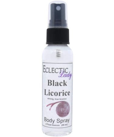Black Licorice Body Spray 2 ounces Body Mist for Women with Clean Light & Gentle Fragrance Long Lasting Perfume with Comforting Scent for Men & Women Cologne with Soft Subtle Aroma For Daily Use 2 Fl Oz (Pack of 1)