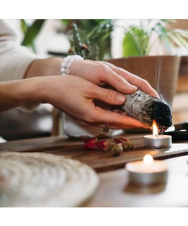 ESPOIR & AMOUR White Sage Smudge Sticks for Smudging Ritual, Healing & Cleansing - Set of 6 Hand-Tied 4 California Sage Bundles - Buy Online on GoSupps.com