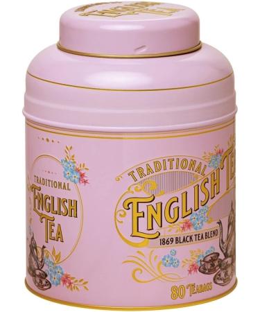 New English Teas Bo te th vintage rose victorien avec 80 sachets de th noir 1869 - Buy Online on GoSupps.com