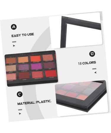 MAGICLULU 18 Black Eyeshadow Palette - Matte & Shimmer Makeup for Women | Perfect Eye Shadow for Stunning Looks - Buy Online on GoSupps.com