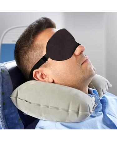 Silk Sleep Mask Set - 2 Adjustable Light-Blocking Eye Masks for Men Women & Kids (Black) - Ideal for Side Sleepers | International Shipping Available - Buy Online on GoSupps.com