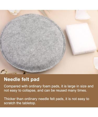 Grey Sponge Needle Felting Pad - 9.44 x 9.44 x 1.38 Inch - Needle Felting Mat with Tool and Needles for Any Project - Buy Online on GoSupps.com