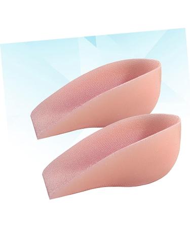 Beaupretty Unisex Invisible Heightening Insoles - Translucent Heel Pads for Men & Women | Height Increase Cushions - Pink 11x1.5cm - Shop Internationally - Buy Online on GoSupps.com