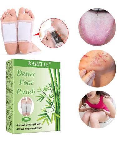 Segminismart Detox Foot Pads - 20PC Foot Care Plaster for Detoxification & Improved Sleep | Tiredness Relief & Healthy Feet - Buy Online on GoSupps.com