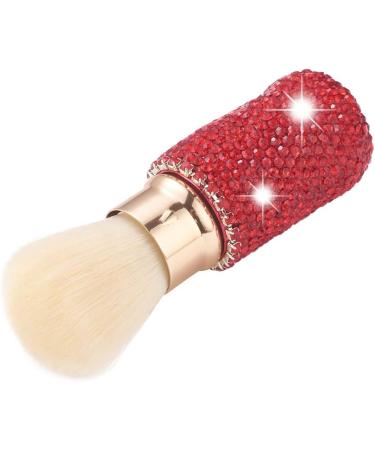 XhuangTech Bling Make Up Brush Crystal Makeup Travel Brushes Blusher Rhinestone Cover Foundation Highlight Blush Cosmetic Tools (Red) - Buy Online on GoSupps.com
