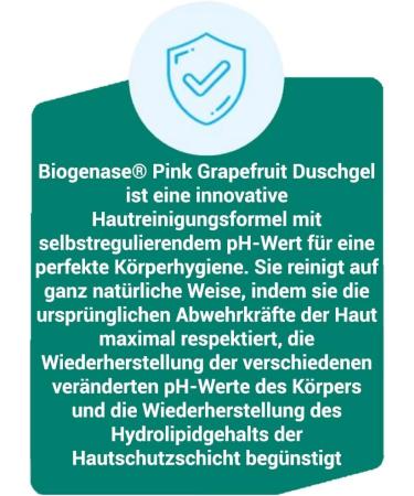  BIODERM BIODERMOCOSMETICI BIODERM BIODERMOCOSMETICI Biogenase Relaxing/Calming Pink Grapefruit Shower Gel for All Skin Types Paraben-Free 500 ml - Buy Online on GoSupps.com