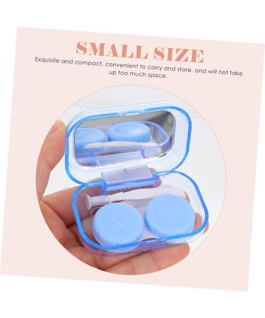 Hapinary Cartoon Contact Lens Case - 4 Boxes Eye Contact Lens Carrier with Mirror & Film Holder for Cosmetic Lenses - Buy Online on GoSupps.com