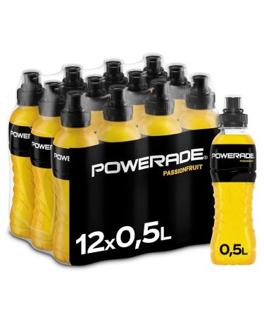 Powerade Mountain Blast & Passion Fruit Zero | Low-Calorie Electrolyte Sports Drink (12 x 500ml) - Stylish & Refreshing - Buy Online on GoSupps.com