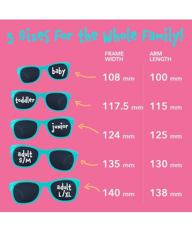 Roshambo Toddler Shades - Age 2-4 years, 100% UVA/UVB Protection, Unbreakable Sunglasses with Glitter - Shop Now! - Buy Online on GoSupps.com
