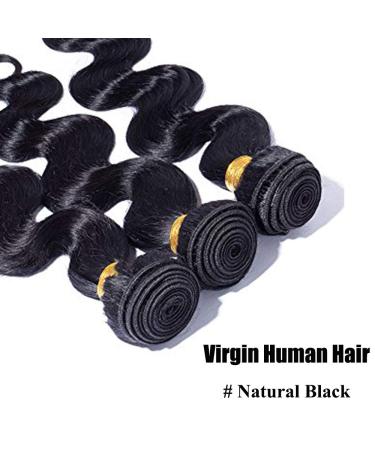 Buy Sego Brazilian Human Hair Bundles - 100% Unprocessed Virgin Body Wave Weave Extensions - Natural Black 10 - International Shipping Available - Buy Online on GoSupps.com