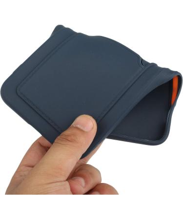 Buy Tivenfezk Nadoli Ultra Thin Silicone Case for iPhone 15 Pro - Shockproof Scratch-Resistant Wallet TPU Cover with Card Holder - Dark Blue - Buy Online on GoSupps.com